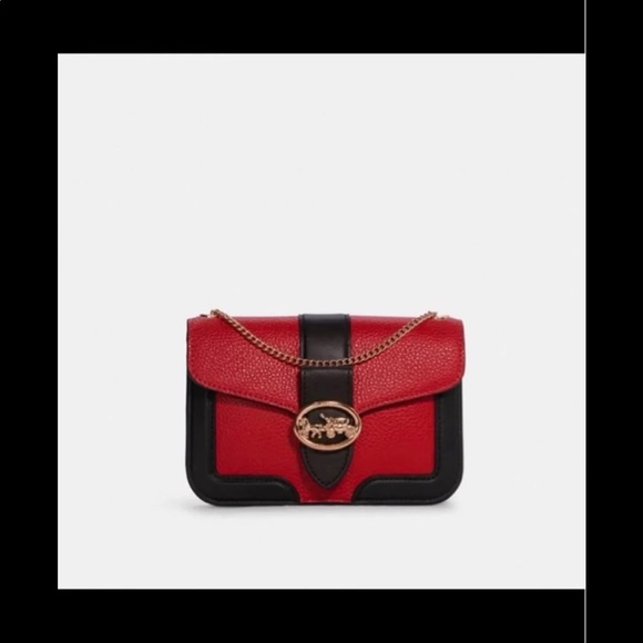 Closet Closet! New Coach Georgie Crossbody In Colorblock - Picture 1 of 4